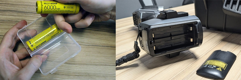 Отсек для аккумуляторов